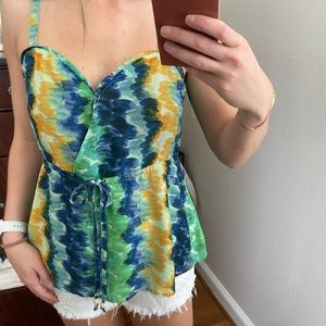 Tulle halter spring blouse size small